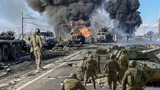 Russia is furious! 77 US and NATO combat vehicles destroyed by Russian forces.