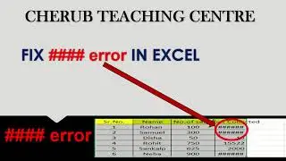 How to Fix ###### Error in Excel- Tutorial