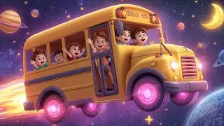 Wheels on the Bus Goes to Space &ndash; Rocket Rescue Kids Song