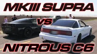 MKIII Supra vs Nitrous LS3 Corvette