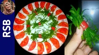 Amazing guideline for YouTube family|Salad Decor idea by Rizq with Sumera Butt 