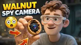I Built a Secret Spy Camera | Walnut Shell😲 | hidden camera diy