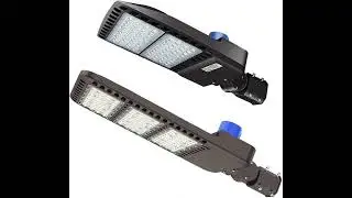 200W 300W LED Parking Lot Lights 5000K Street Shoebox Pole Lights Waterproof Field Light