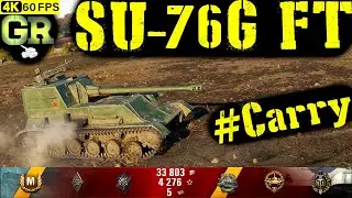 World of Tanks SU-76G FT Replay - 9 Kills 2.2K DMG(Patch 1.4.1)