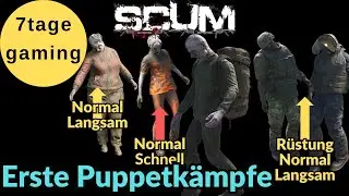SCUM Gameplay German | 2 | The first battles with Puppets