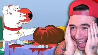 Reacting to FAMILY GUY Dark Humor for THE FIRST TIME!