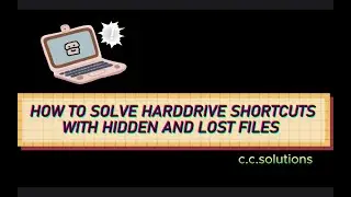 HOW TO SOLVE DISK SHORTCUT VIRUS, LOST AND HIDDEN FILES IN USB OR EXTERNAL HARD DRIVE.