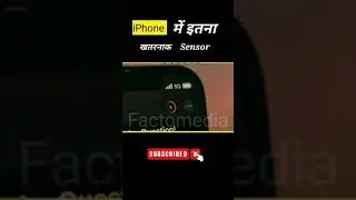 🧐iPhone में इतना खतरनाक Sensor 😱 | #factomedia #ytshorts #shorts