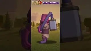 Painter Warden | Grand Warden Skins | Clash Of Clans | HGR GAMING |