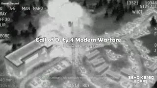 Call of Duty 4 Modern Warfare: Ultra to Low Graphics Comparison [3840 x 2160 60FPS]