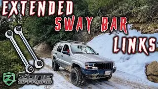 Installing Zone Longer Sway Bar Links on Lifted Jeep Grand Cherokee WJ | Najar Offroad