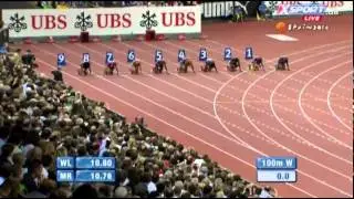 Бриллиантовая лига. Цюрих-2014. Вероника Кэмпбелл-Браун 11.04 (Women's 100m)