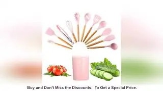New Arrivals 11PCS/SET Pink Cooking Tools Set Premium Silicone Kitchen Cooking Utensils Set with St