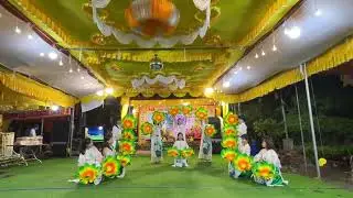 Múa  Hoa (Ơn Phật Từ Bi) biểu diễn - team thôn Kim Mỹ Thắng.
