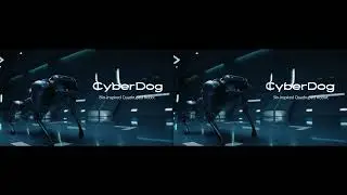 (3DVR/SBS) Xiaomi CyberDog Showcase Bio inspired Quadruped Robot