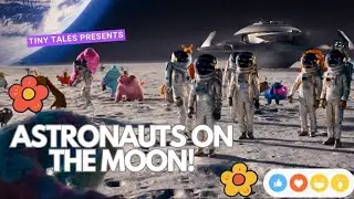 Astronauts Dancing on the Moon | Epic Cosmic Dance Party✨ Kids & Children Song!