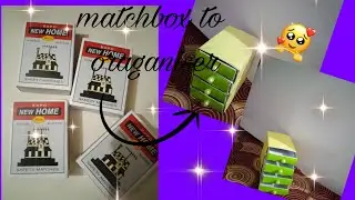 How to make a matchbox organiser|| with matchbox||easy and simple