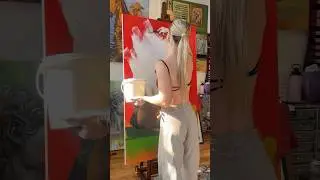 Destroy my painting with me😅😅 #painting #artist #artfail