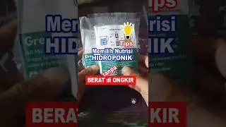 g perlu kuatir di ongkir, tips memilih nutrisi hidroponik tanpa berat di ongkir #hidroponik