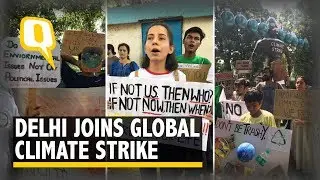Delhi Students Join Global Strike Against Climate Crisis, Say They 'Want Azaadi From Pollution'