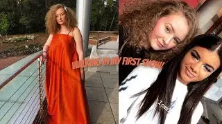 MODELING VLOG / MY FIRST TIME WALKING!