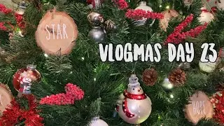 Vlogmas 2021: Day 23 (Walmart Haul and Christmas Tour of Kitchen & Dining Room) | December 23, 2021