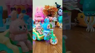 😍 Так мило! Игрушка-зайчик, катающийся на велосипеде