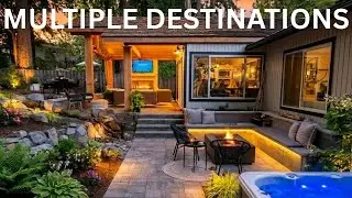 Awkward Property? Solve it with MULTIPLE BACKYARD DESTINATIONS