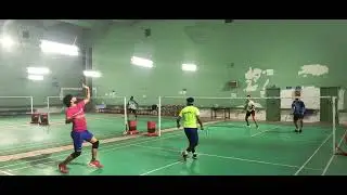 (1002) Vishal & Raju (Nepal) vs Ayush & Abhishek (Powerful Action Game 13) #badminton #doubles #iitr