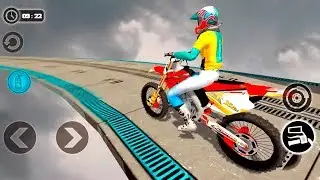 Impossible Motor Bike Tracks 3D #Dirt Motor Cycle Racer Game #Bike Game To Play