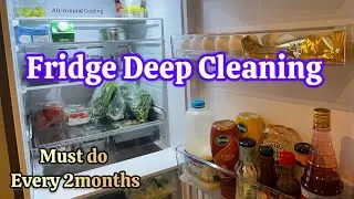 🧼✨ Monthly Fridge & Freezer Deep Cleaning! | Easy & Effective Tips 🥶