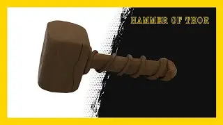 Building clay hammer of thor easy | how to make thor hammer with clay