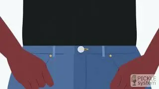 How to Unbutton and Unzip Jeans - Animated Step-by-Step