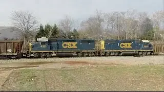 CSX Y103 Working NS Interchange in Decatur AL - ex- L&N & RDG Locomotives