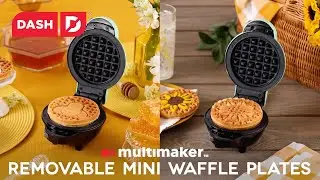 Dash MultiMaker&trade; Removable Plates- Sunflower & Bee