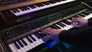 Moog Polymoog  filter sweep strings