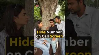 Hide number on call screen #shorts #android #smartphone #call #screen #display #tipsandtricks #howto
