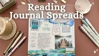 January Reading Journal 📚 11 Books & Creative Spreads