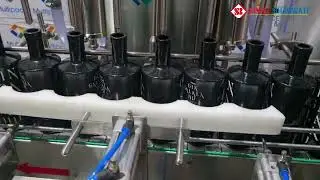 Automatic 6 Head Liquor Filling Machine | Beverage Packaging