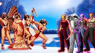 [Mugen KOF] Ryuji Yamazaki Vs Mai Shiranui Team