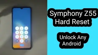 Symphony Z55 Hard Reset || Symphony Pin Pattern Unlock || Symphony lock