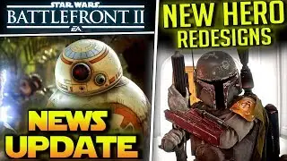 News Update - Multiple Hero Redesigns Coming and More To Star Wars Battlefront 2!