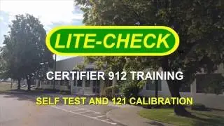 Lite-Check CERITIFER 912 Training Video - Self Test and 121 Calibration