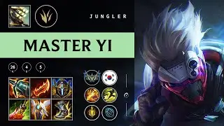 Master Yi Jungle vs Sylas - KR Challenger Patch 25.23