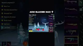 AKM Glacier Max Level ❄️💥 Insane Kill Effects! #BGMI #AKMGlacier #BGMIIndia #shorts