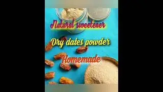 How to make dry dates powder at home