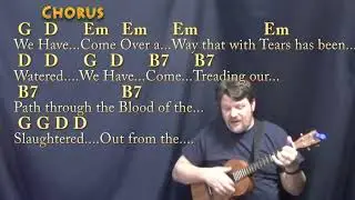 Lift Every Voice and Sing (HYMN) Bariuke Cover Lesson in G with Chords/Lyrics