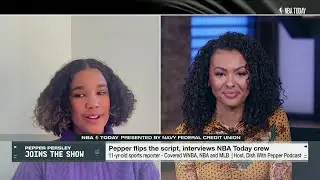 Interviewing 11-year-old sports reporter Pepper Persley on International Women's Day!