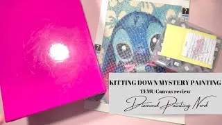 СОЗДАНИЕ ЗАГАДОЧНОЙ КАРТИНЫ | ОБЗОР TEMU CANVAS | АЛМАЗНАЯ КАРТИННАЯ РАБОТА