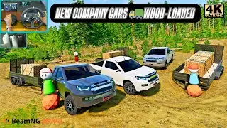 За рулём Isuzu 2016 года – наши новые служебные автомобили отправляются в конвой Wood BeamNG, исп...